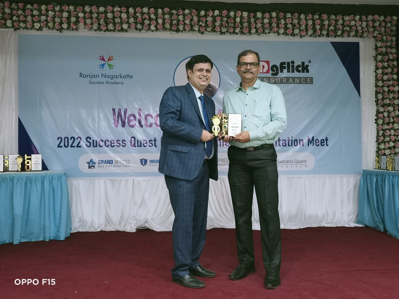 FELICITATED FOR MDRT 2023 FROM TOP FINANCIAL TRAINER SHRI RANJAN NAGARKATTE SIR